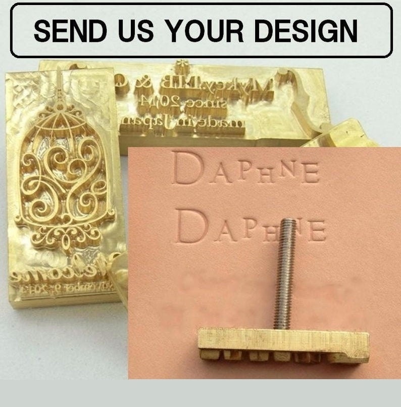 Custom Design Leather Hot Foil embossing Dies Stamping Digital Etsy