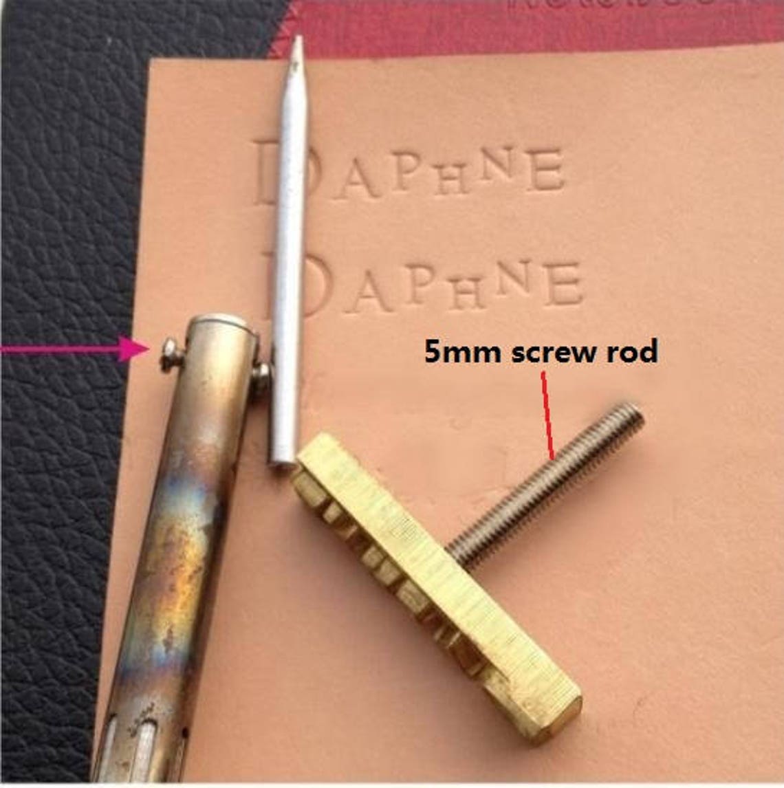 Custom Design Leather Hot Foil Embossing Dies Stamping Digital Etsy