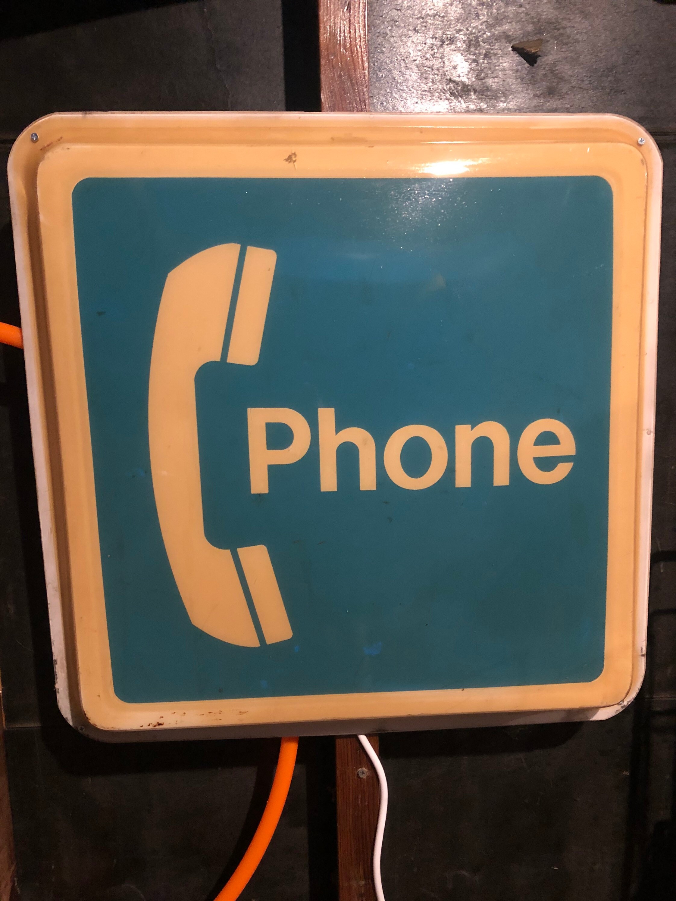 Telephone Booth Sign Etsy
