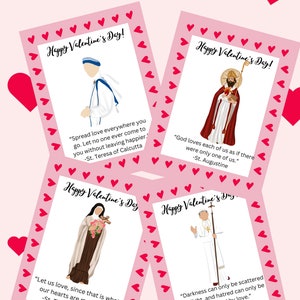 Katholische Valentinstagskarte / Valentinstagskarte / Katholische Valentinstagskarten / Valentinstagskarten