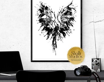 Phoenix Wall Art Etsy