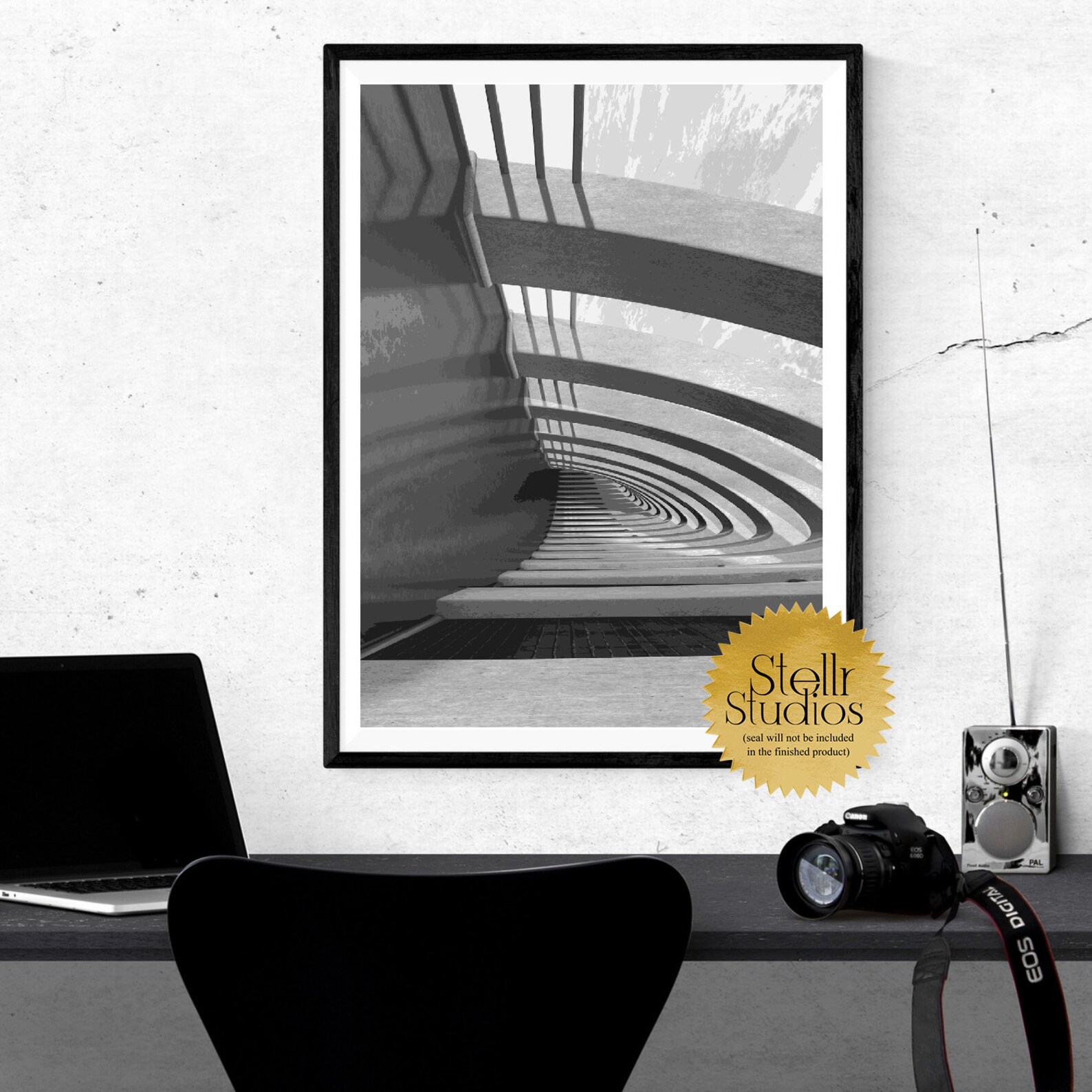 Architecture Poster Architecture Artwork Black and White Etsy