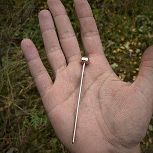 Handcrafted Iron Age Hair Pin, Hallstatt Culture Hair Accessory Replica