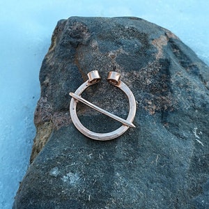 Bronze Brooch, Cold-Forged Cloak Pin
