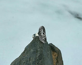 Handcrafted Finnish Shield Ring for Warding Off Negativity