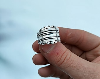 Ring of Karjalainen, Historical Replica, Finnish Silver Ring Reproduction
