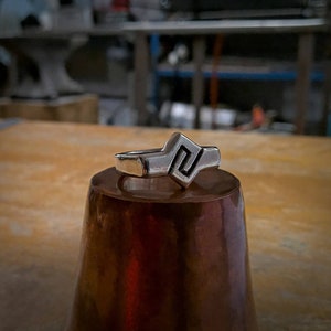Poem Singer&#39;s Hands Ring, Cast Kalevala-themed Jewelry