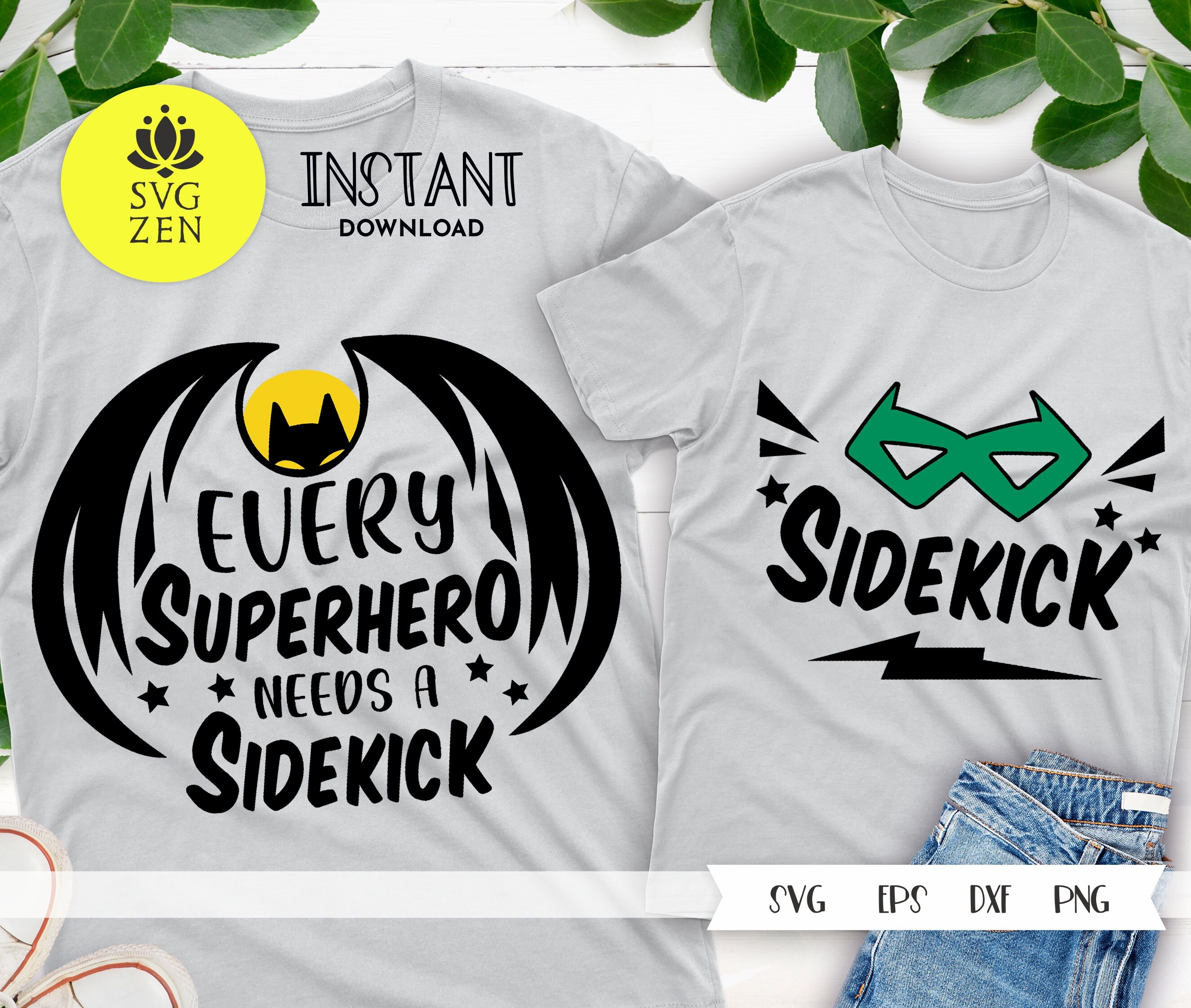 Download Every Superhero Needs A Sidekick Svg Daddy And Son Svg Etsy