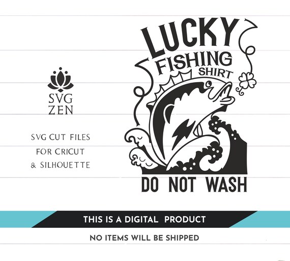 Download Lucky Fishing Shirt Svg Fishing Lover Svg Fishing Quotes Svg Etsy