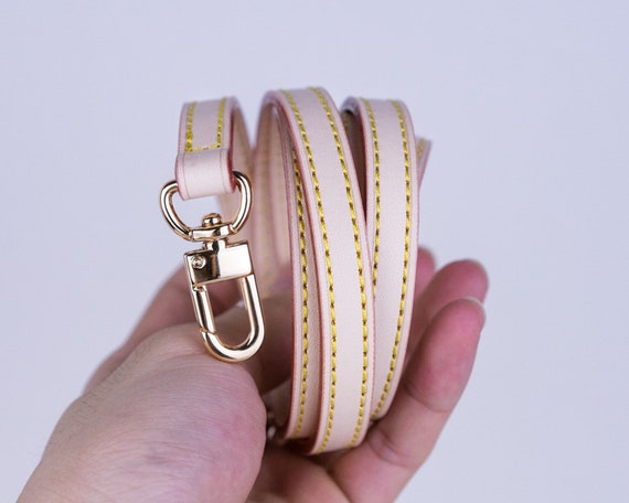 FastestSloth 10 12 15mm Vachetta Leather Strap Replacement for Small Bags Pochette Mini NM Eva Favorite PM MM