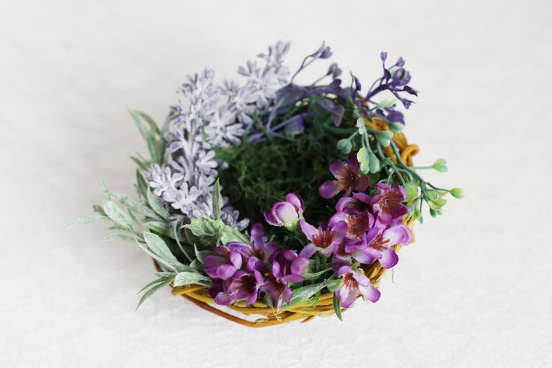Lavender nest for wedding rings