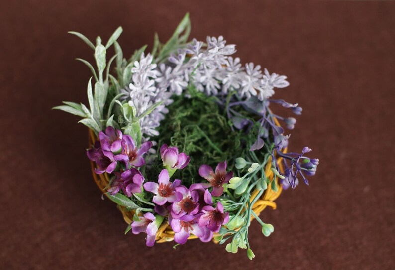 Lavender nest for wedding rings