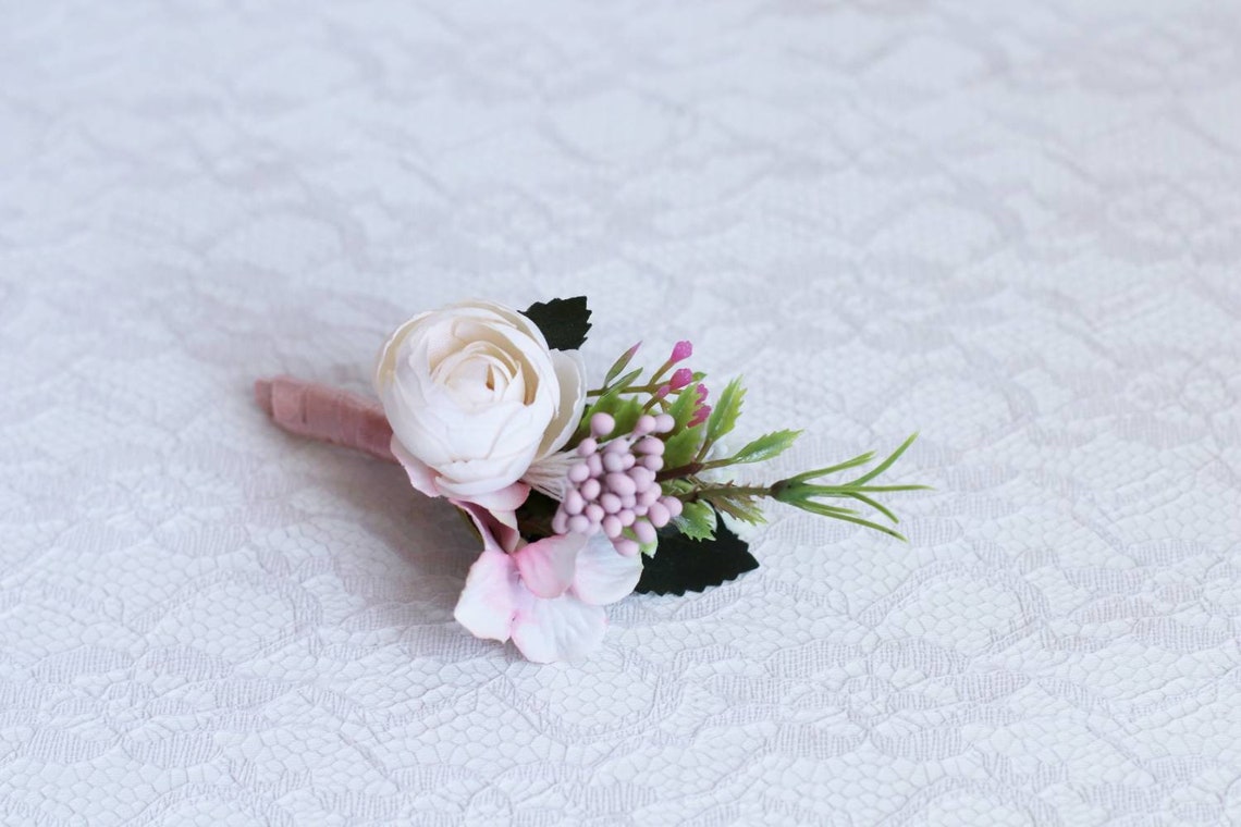 Pink wrist corsage girl corsage baby breath corsage bridal Etsy