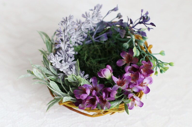 Lavender nest for wedding rings