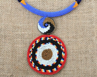 アフリカのマサイ族のビーズの首輪ネックレス マサイ族の首輪 - Etsy 日本
