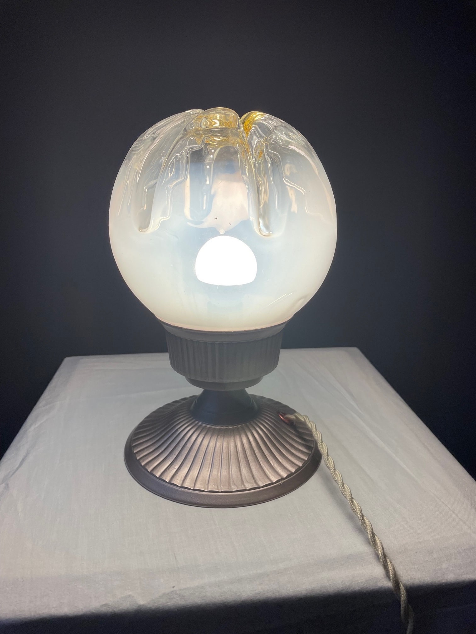 Lampe à Poser/Lampe d'ambiance Globe Murano
