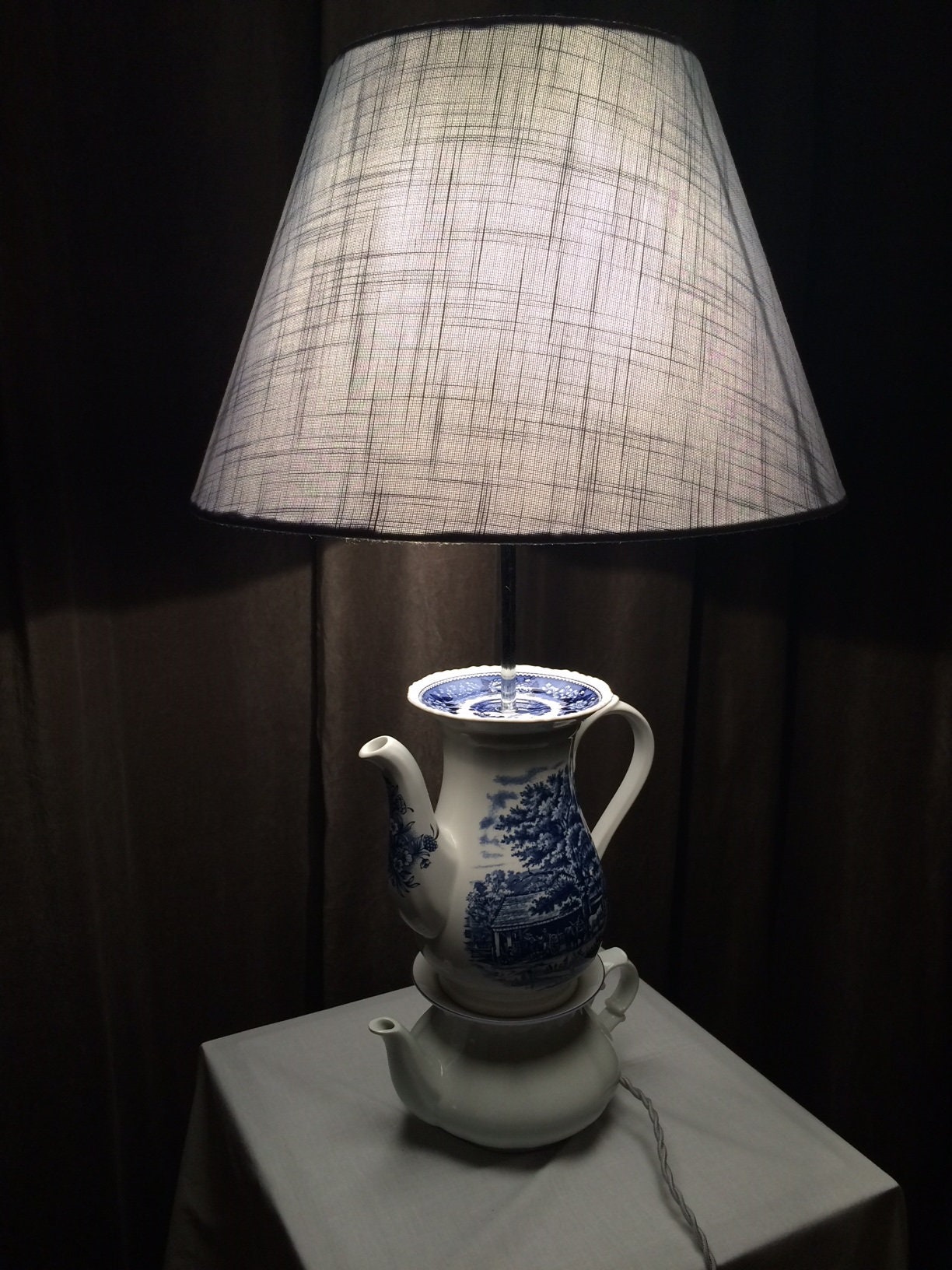 Lampe à Poser/Théières en Porcelaine