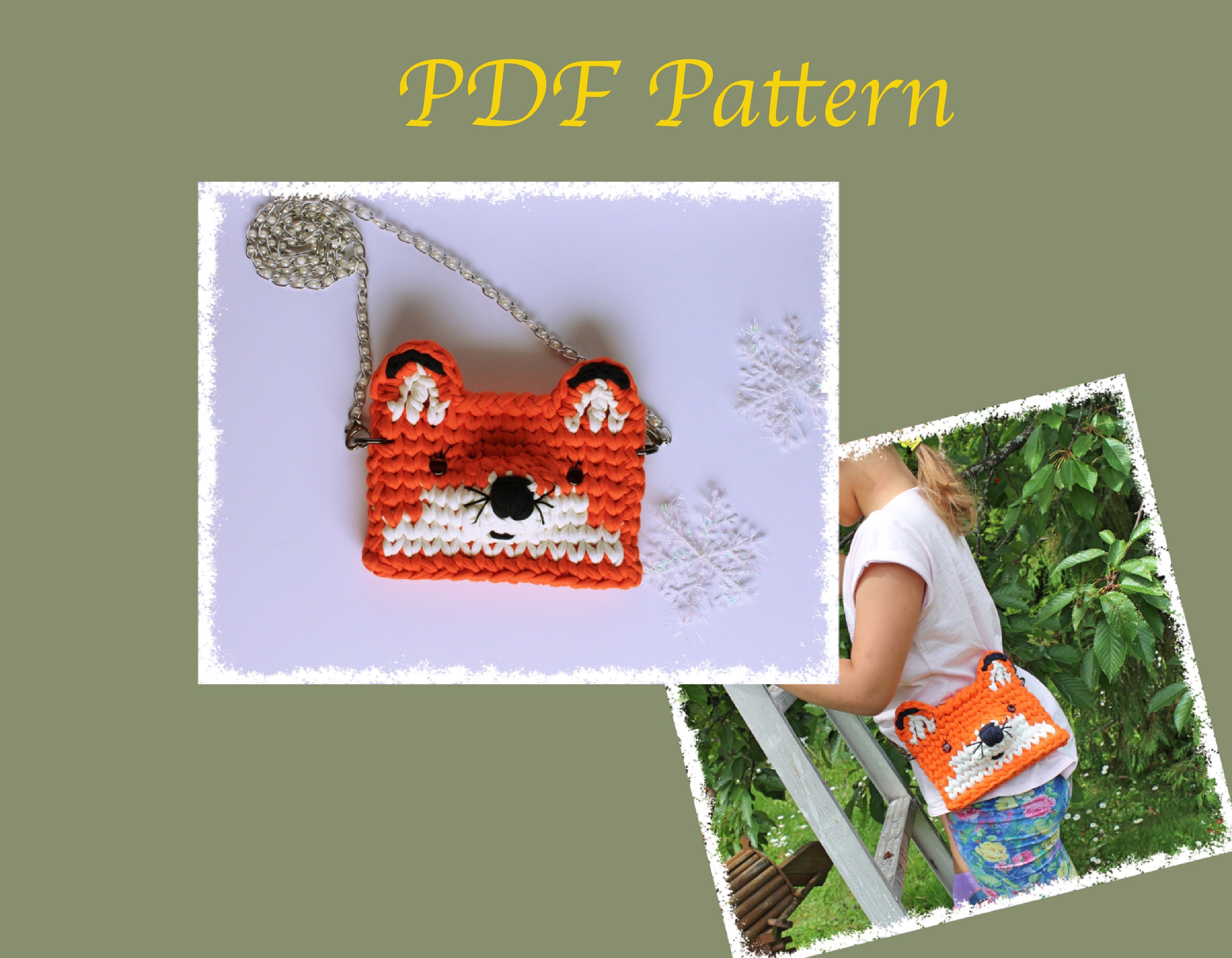 CROCHET Girl Waist Bag PDF Pattern Etsy Australia
