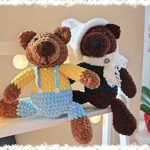 Bear amigurumi pattern/PDF pattern/Bear pattern/Teddy bear pattern/Crochet pattern/PDF tutorial/Amigurumi PDF pattern/Toy pattern