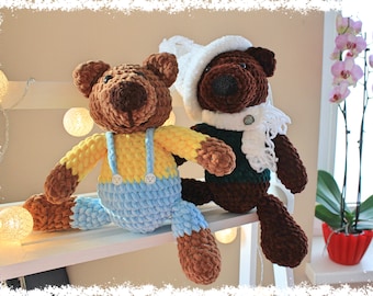 Bear amigurumi pattern/PDF pattern/Bear pattern/Teddy bear pattern/Crochet pattern/PDF tutorial/Amigurumi PDF pattern/Toy pattern