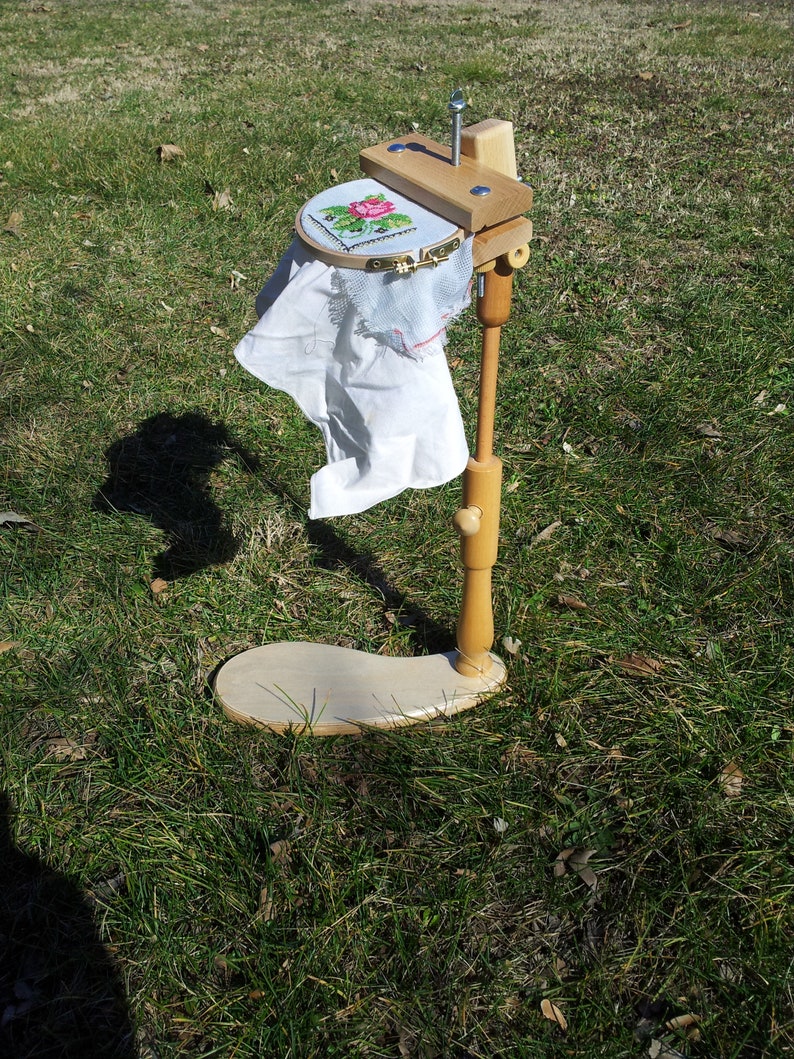 Embroidery Lap Frame Embroidery Lap Stand Embroidery Sit on Etsy