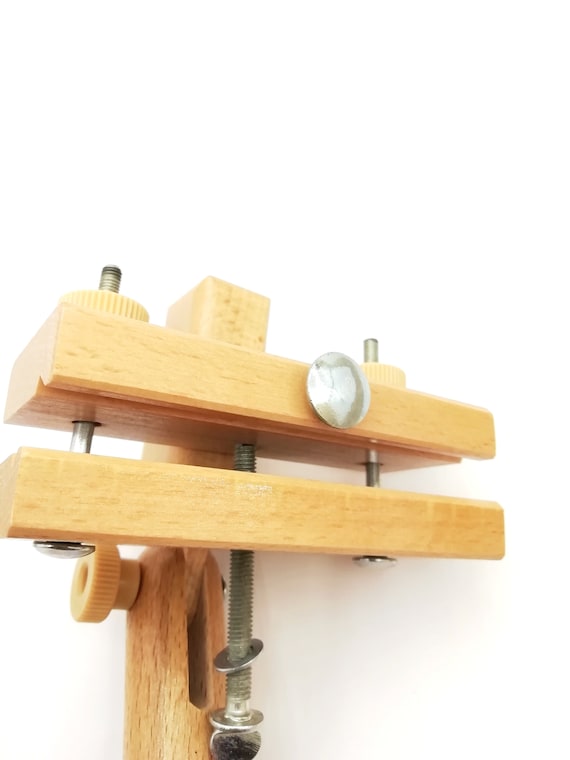 Pince de table flexible pour cerceau de broderie, pince en bois