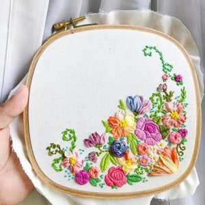 Square embroidery hoop, square frame, rectangular embroidery hoop, embroidery frame, embroidery stand, embroidery holder, cross stitch hoop image 2