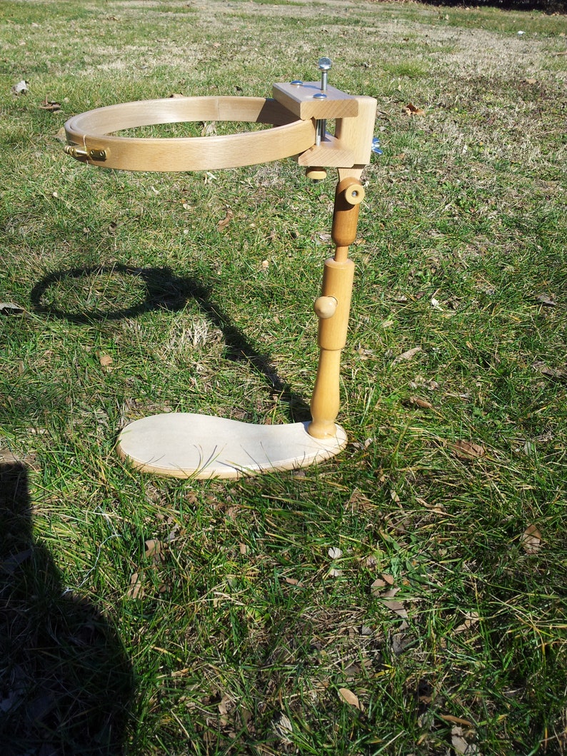 Embroidery Lap Frame Embroidery Lap Stand Embroidery Sit on Etsy