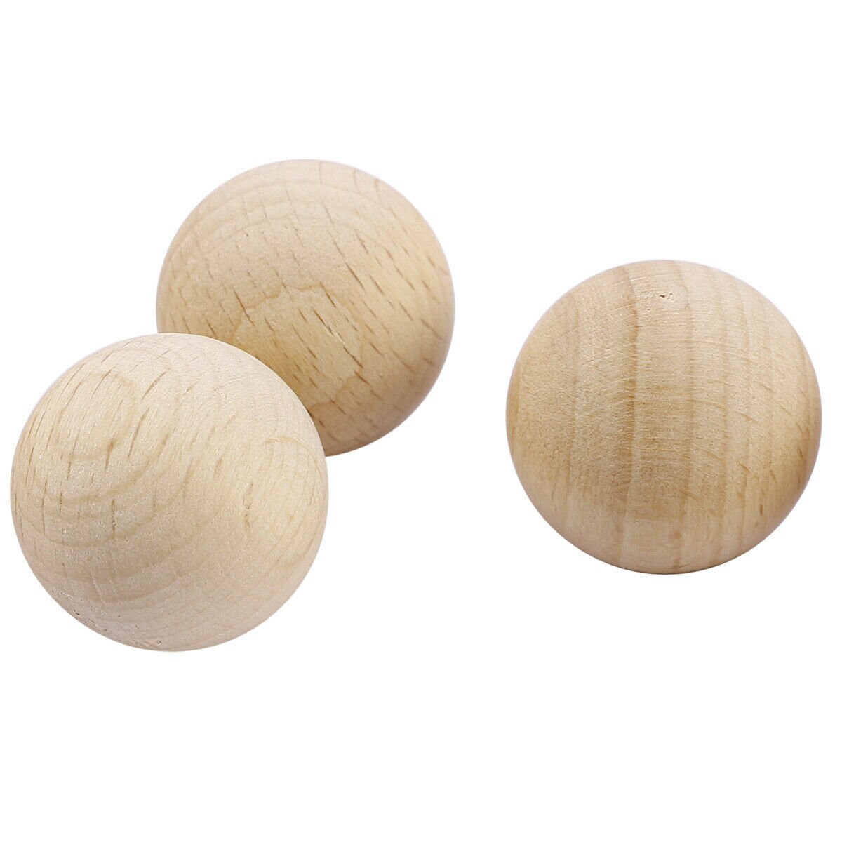 Woodball wooden ball round wood ball unfinished wood Etsy