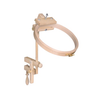 Embroidery Hoop stand, Cross stitch lap stand, Embroidery frame, Tapestry stand,  Hoop holder, Cross stitch  frame, Tapestry wood stand.