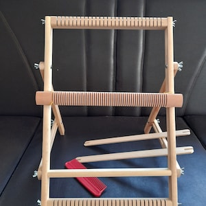 Weaving loom , beginner loom kit , tapestry weave kit, weave loom, weaving wall decor, looms, weaving frames, learn to weave, woven lap loom