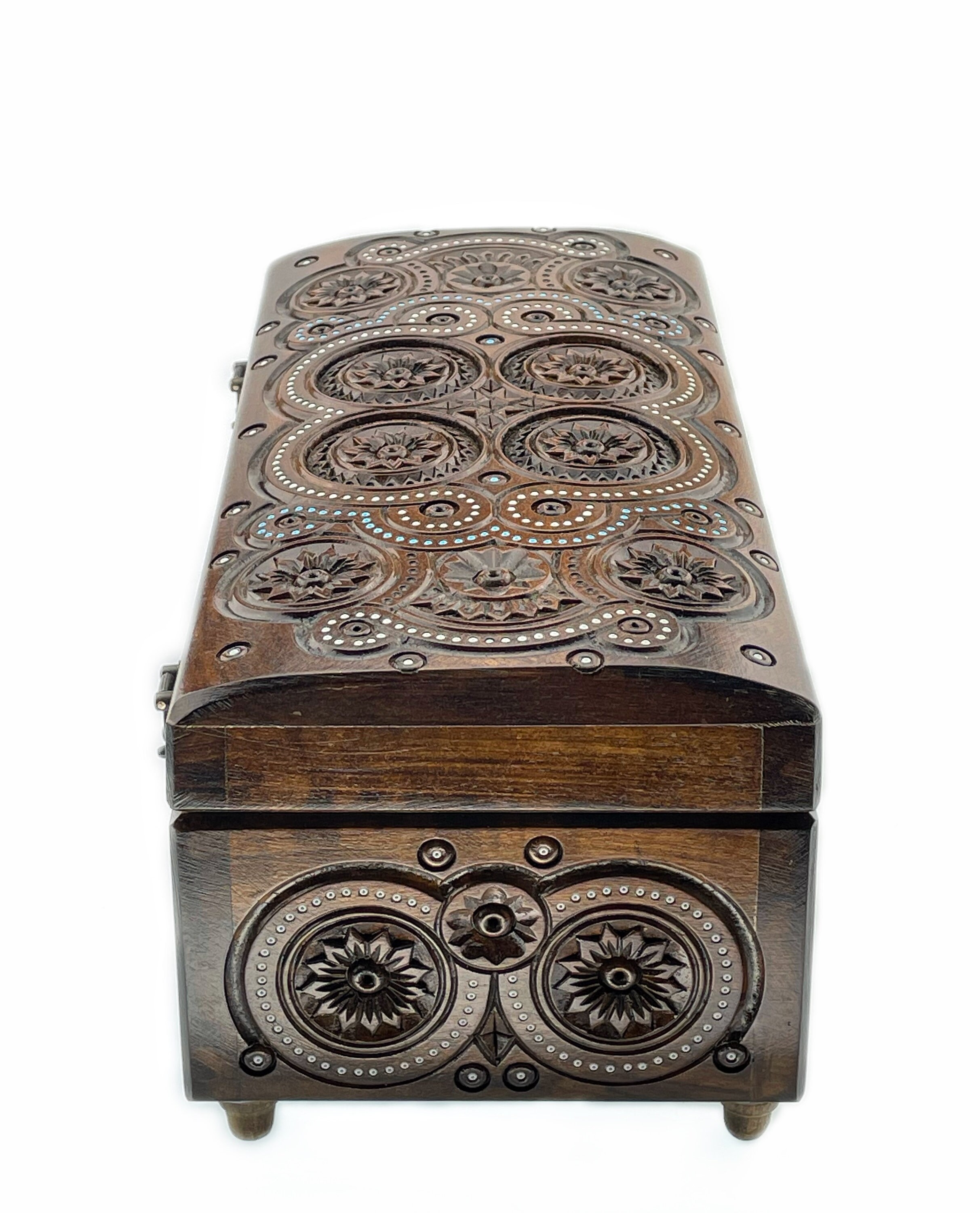 Personalized Large Jewelry Box Engraved 5th Anniversary Wooden Etsy