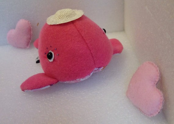 pink whale plush