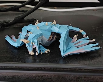 OSRS Sleepy Vorkath Handpainted 3D Print Old School Runescape Display Miniature Figurine