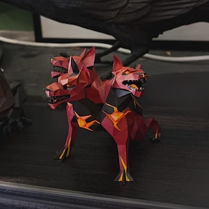 OSRS Cerberus Handpainted 3D Print Old School Runescape Display Figurine