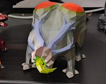 OSRS Insatiable Mutated Bloodveld Figurine - Handpainted 3D Print