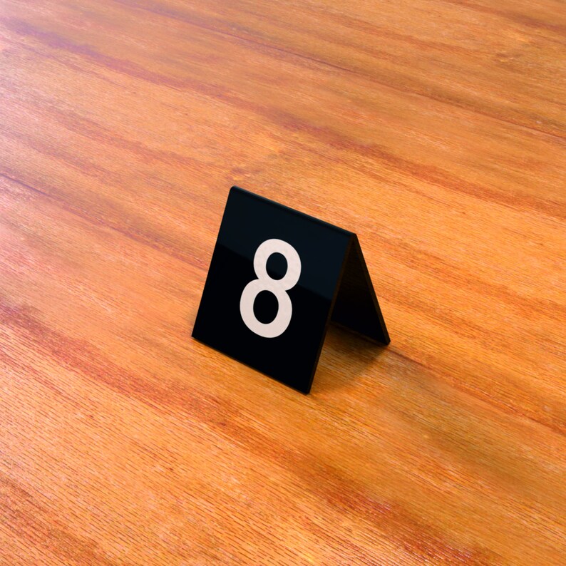 Wedding Table Numbers Table Number Restaurant Table Number Etsy