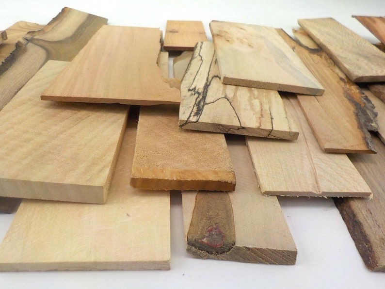 Beautiful thin wood offcuts for Jewellery work Marquetry Etsy