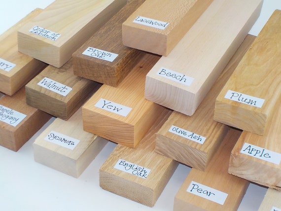 Spoon Carving Wood Blanks Selection Box. Mixed English Hardwoods