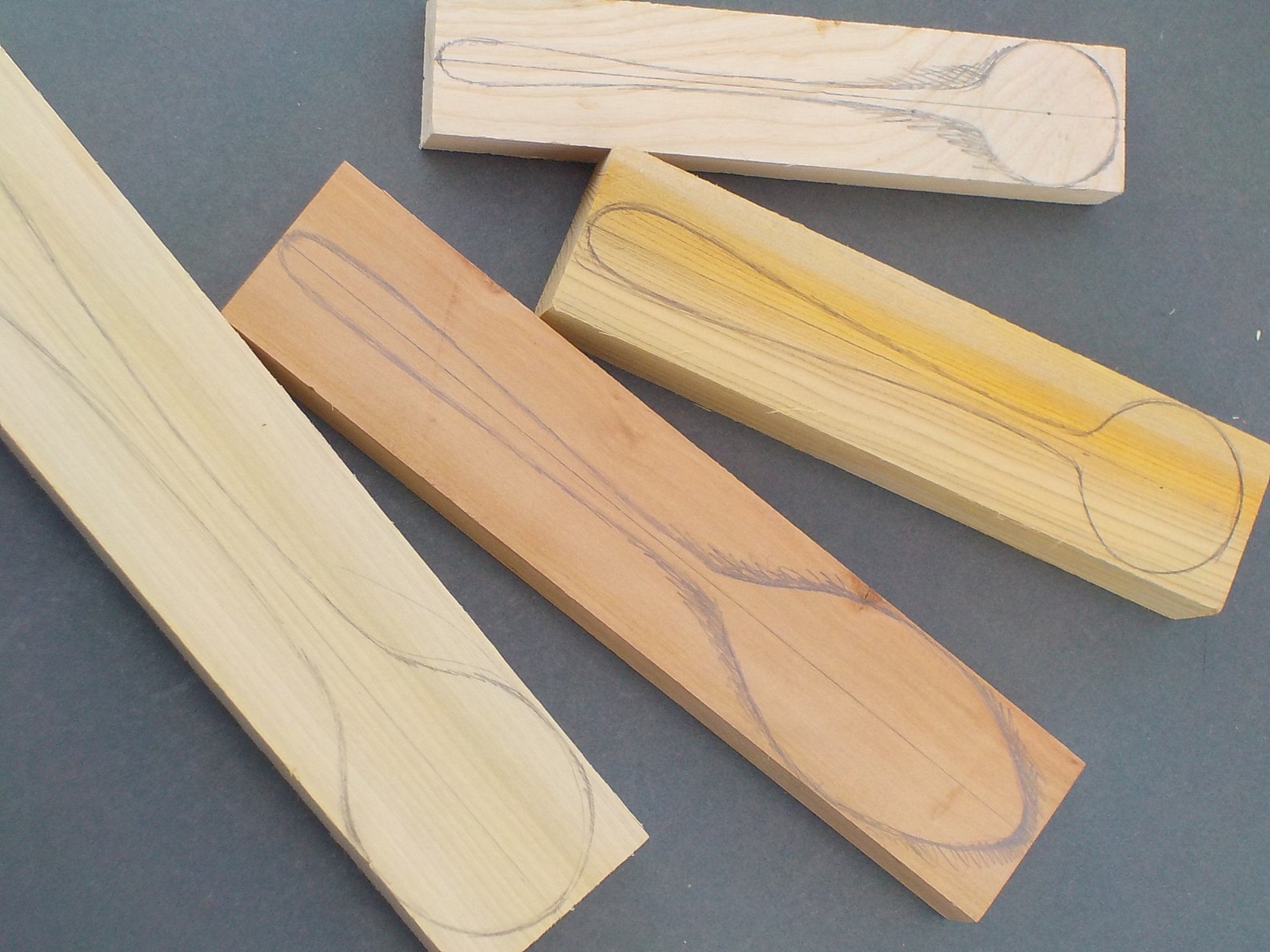 Spoon Carving Wood Blanks Selection Box. Mixed English Etsy