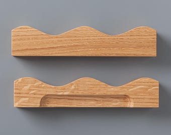 Möbelgriffe aus Holz - handgefertigt aus Eiche & Esche