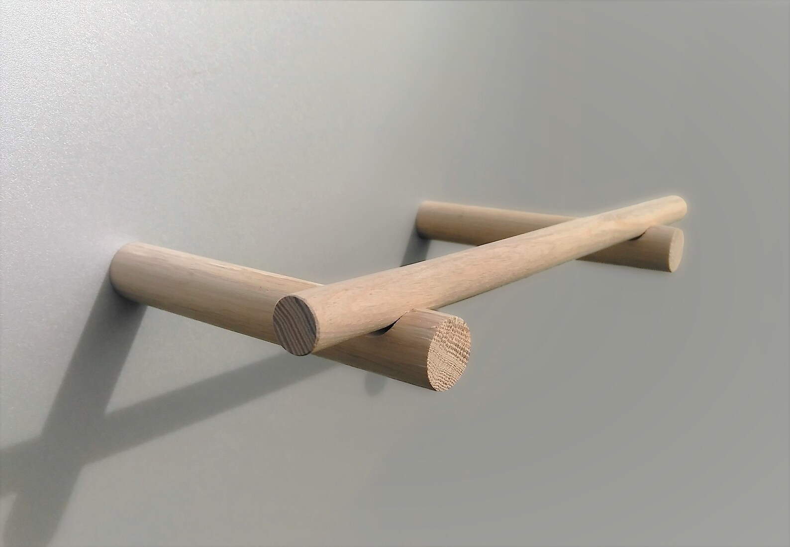 Rustic Home Decor oak birch coat rack wallmounted wood rack Etsy