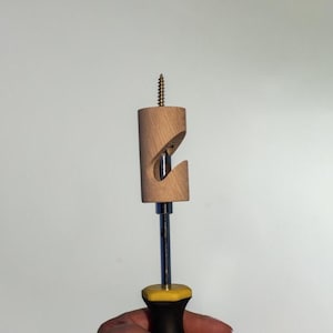 Crochet de plafond en bois pour suspension, prêt à être expédié Expédition rapide UE