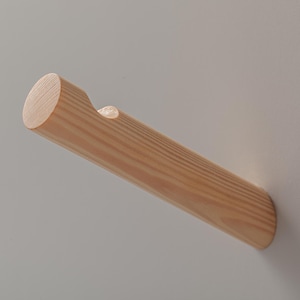 Gancio da parete in legno: moderno portavasi, arredamento boho per la casa