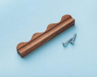 Handmade Wooden Wave Cabinet Handle