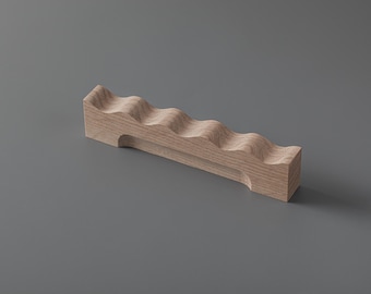 Handcrafted Wooden Door Handle – Custom Oak, Maple, Ash & Beech