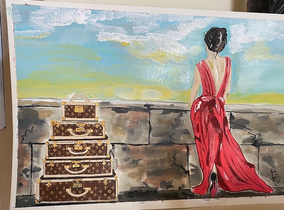 louis vuitton painting wall art