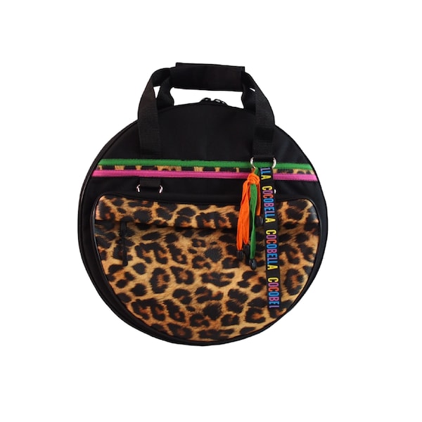 Tongue Drum Bag by Orbis, "Leopard" design