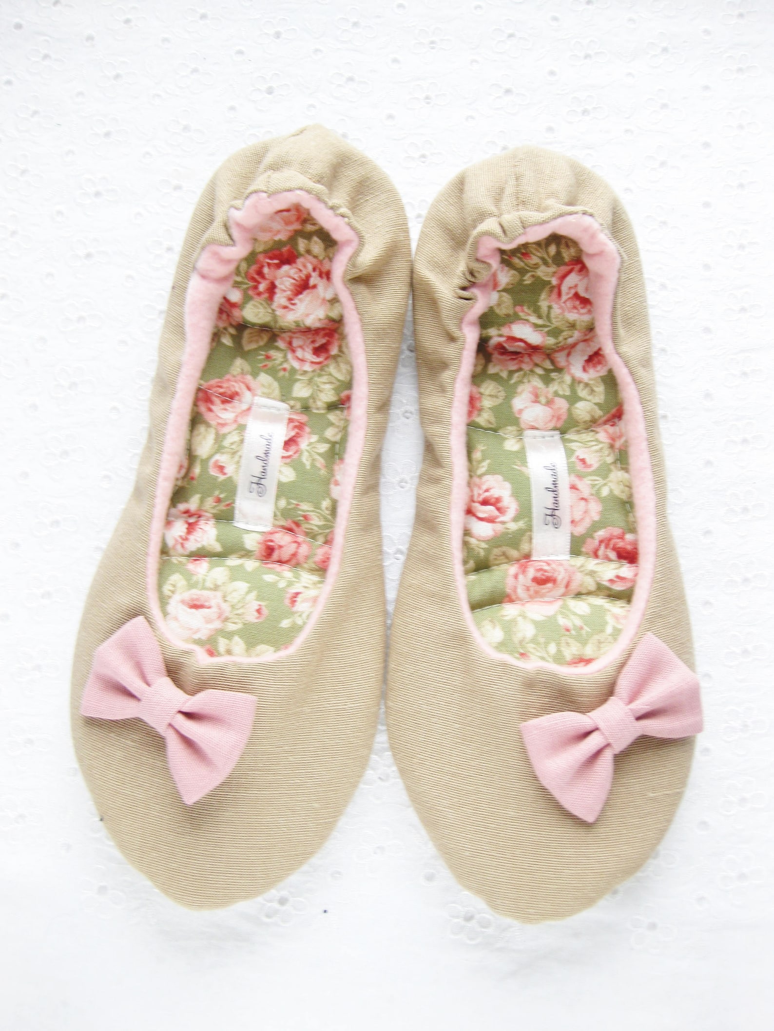 womens slippers, ballet slippers, ladies slippers, rustic slippers, cotton slippers, home shoes, soft slippers, handmade slipper