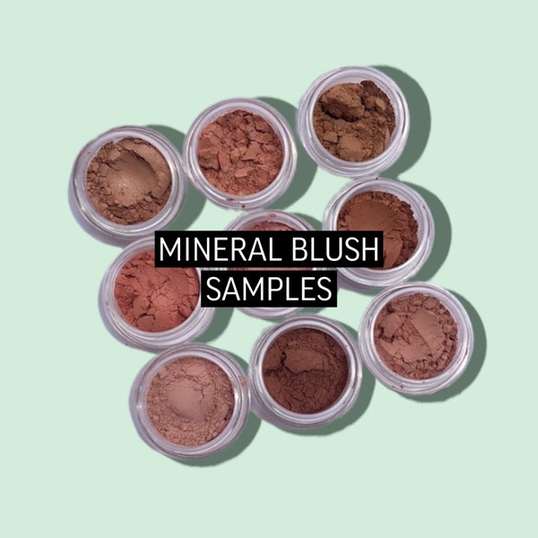 Mineral Blush All Natural High Quality Loose Powder - 1/2 tsp in 5g Sample Jar. Made in U.S.A.